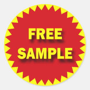 STICKER ROND INSIGNE DE VENTE AU DÉTAIL - APERÇU GRATUIT