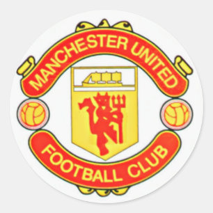 Sticker Rond Insigne d'équipe de football