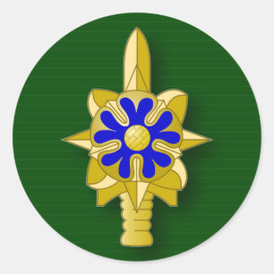 Sticker Rond Insigne du Service de renseignement de l'Armée