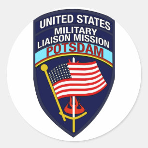 Sticker Rond Insignes d'USMLM