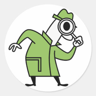 Sticker Rond Inspecteur