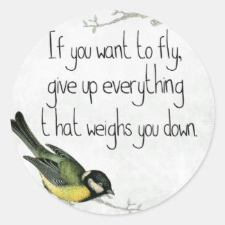Sticker Rond Inspiration et encouragement