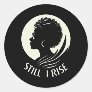 Sticker Rond Inspirer Et Se Lever encore Je Lève Esprit Indestr