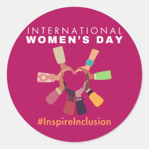 Sticker Rond Inspirer l'inclusion Journée internationale de la 
