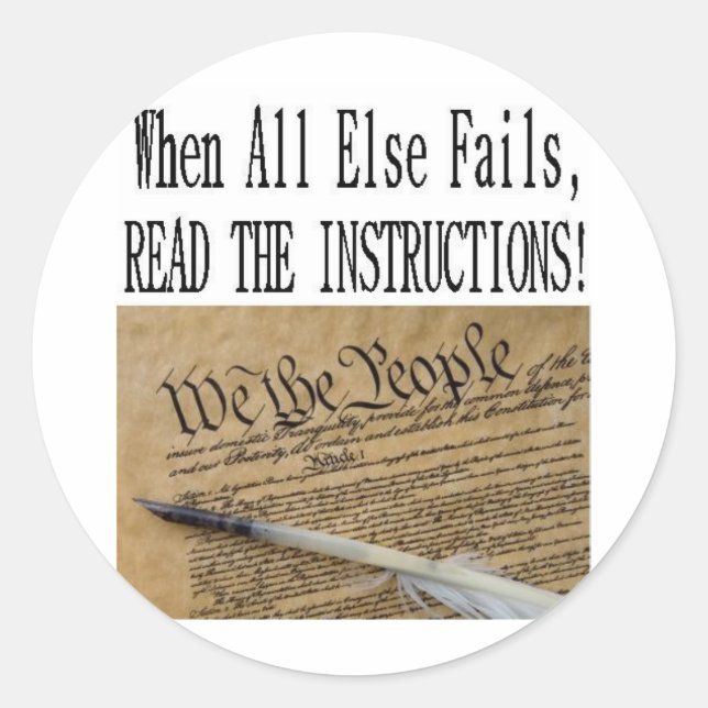 STICKER ROND INSTRUCTIONS PLAIN (Devant)