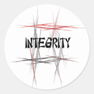 Sticker Rond Intégrité des arts martiaux