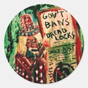 STICKER ROND INTERDICTION DE LA RÊVE