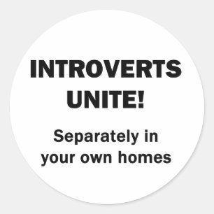Sticker Rond Introverceaux Unite !
