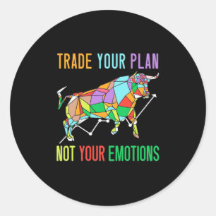 Sticker Rond Investisseurs Échange Votre Plan