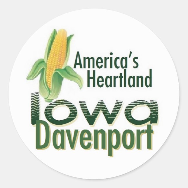 STICKER ROND IOWA (Devant)