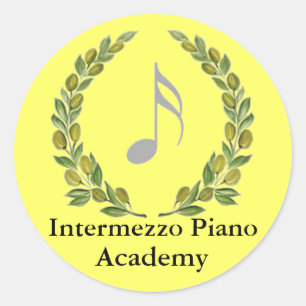 Sticker Rond IPAcrestalt, piano d'Intermezzo, académie