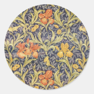 Sticker Rond Iris de William Morris