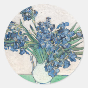 Sticker Rond Irises   Vincent van Gogh