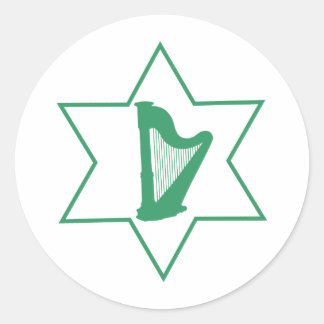 Sticker Rond Irlandais et juif