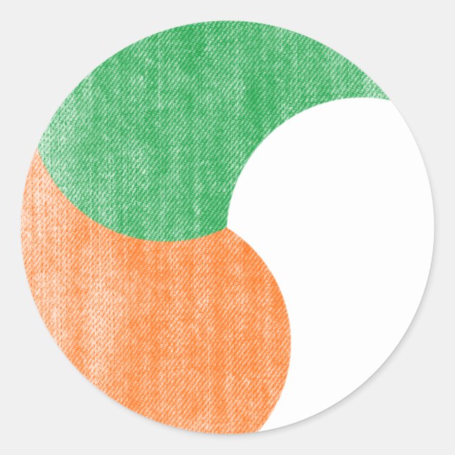 STICKER ROND IRLANDE (Devant)