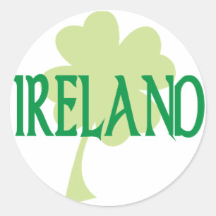 Sticker Rond Irlande