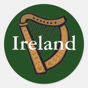 Sticker Rond Irlande