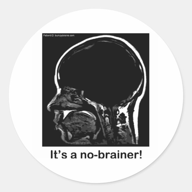 Sticker Rond IRM : C'est une évidence ! (Devant)