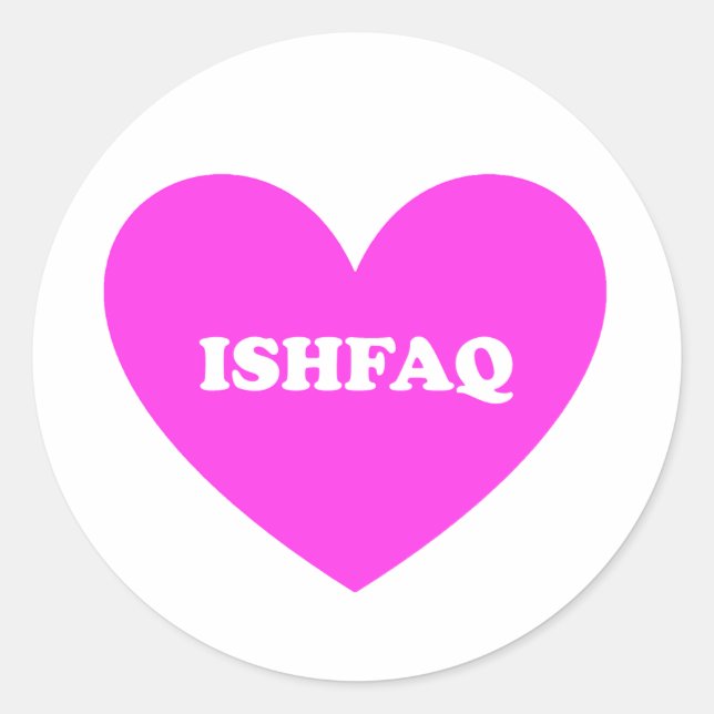 Sticker Rond Ishfaq (Devant)