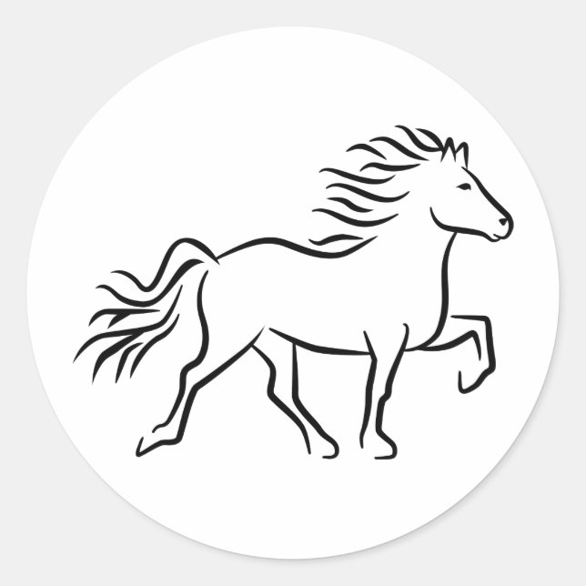 Sticker Rond Islande (Devant)