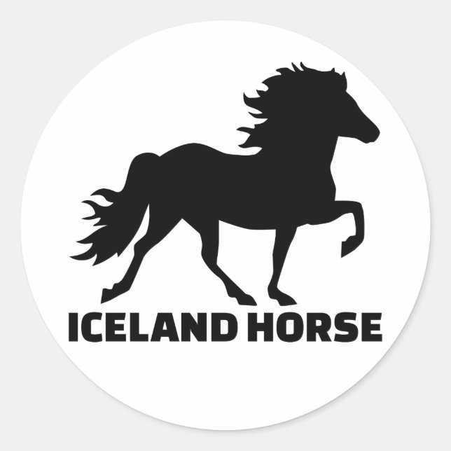 Sticker Rond Islande (Devant)