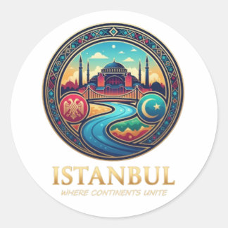 STICKER ROND ISTANBUL