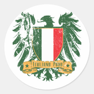 Sticker Rond Italiano Puro