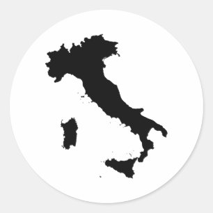 Sticker Rond Italie
