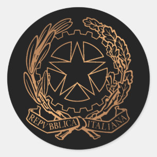 Sticker Rond Italie