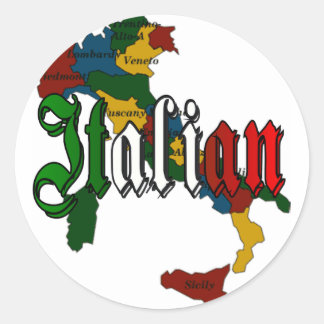 Sticker Rond italien