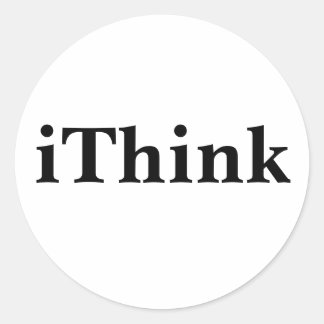 Sticker Rond iThink