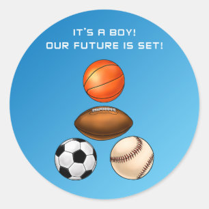 Sticker Rond It's A Boy