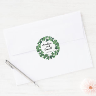 Sticker Rond Ivy Mariage