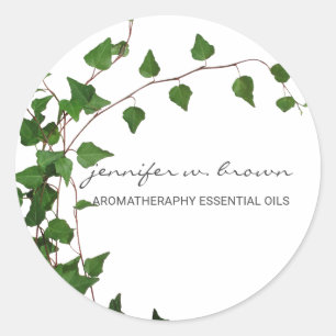 Sticker Rond Ivy Minimal