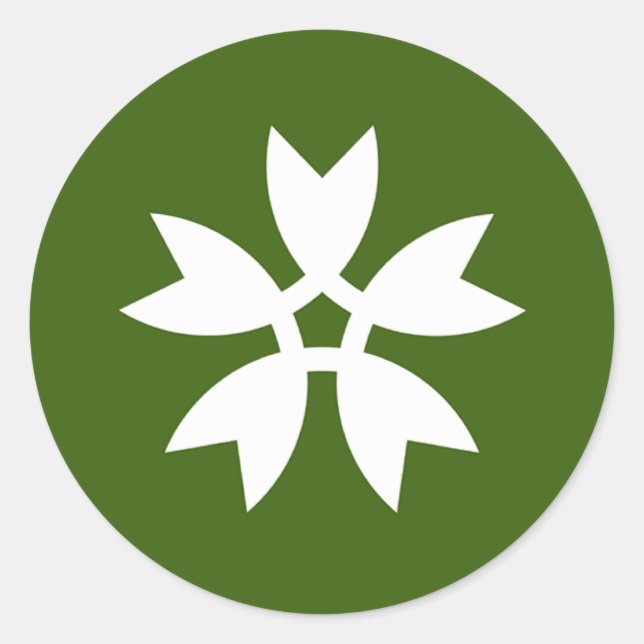 Sticker Rond Iwakuni, Yamaguchi (Devant)