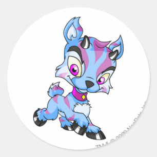 Sticker Rond Ixi barré