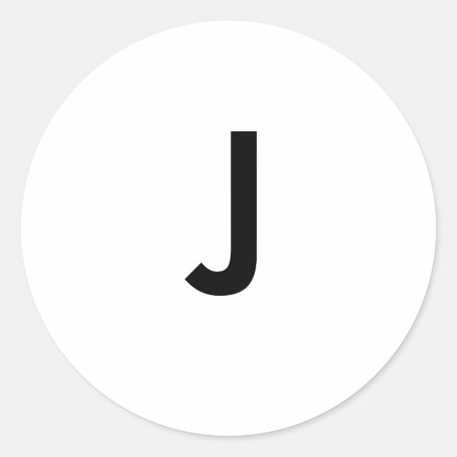 STICKER ROND J (Devant)