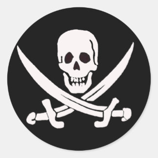 Sticker Rond Jack Rackham-White
