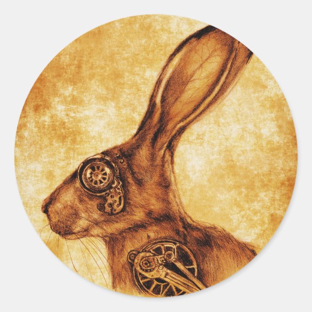 STICKER ROND JACK STEAMPUNK (Devant)