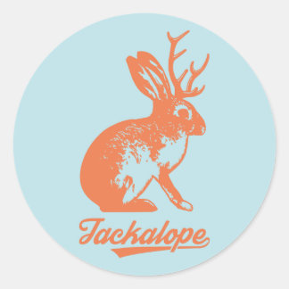 Sticker Rond Jackalope テ カ (小20枚 入 り)