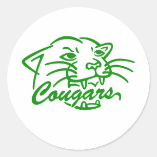 Sticker Rond Jackson Central Merry Cougars