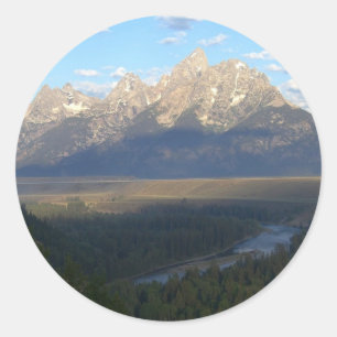 Sticker Rond Jackson Hole Mountains (Grand Teton National Park)