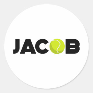 Sticker Rond Jacob Tennis