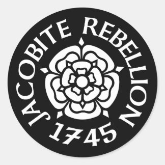 Sticker Rond Jacobite 1745