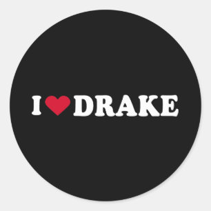 STICKER ROND J'ADORE DRAKE