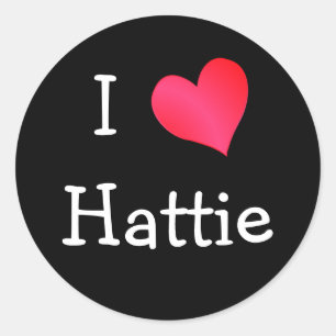 Sticker Rond J'adore la haine