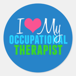 Sticker Rond J'adore mon OT