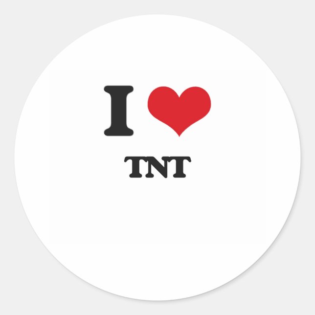 Sticker Rond J'adore TNT (Devant)