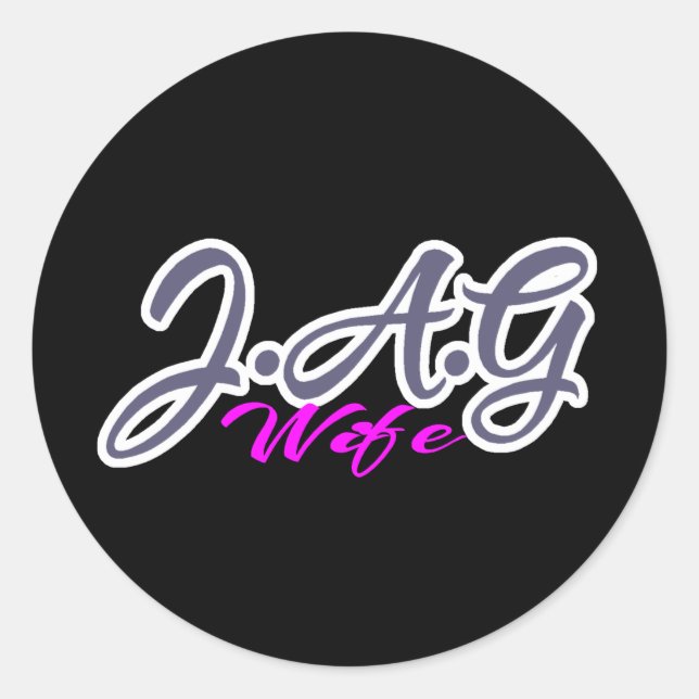 Sticker Rond Jag (Devant)