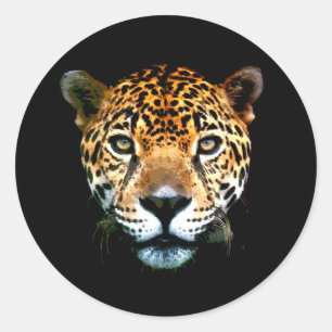 Sticker Rond Jaguar